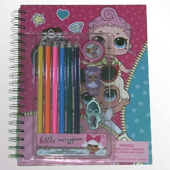 Other - NEW LOL Surprise Sketchbook Set